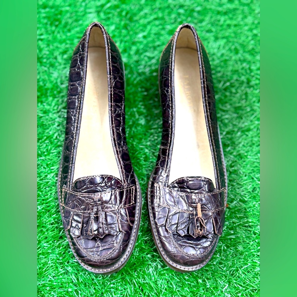 Talbots women’s leather loafers size 7 1/2 B
